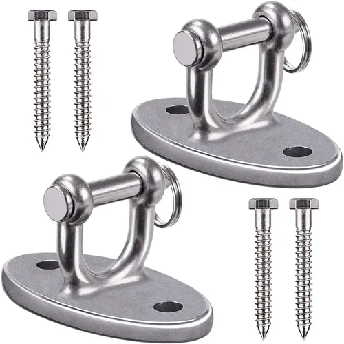 Vista 9 de BeneLabel Wall Ceiling Mount Bracket for Suspension Strap Trainer, 2800lb Capacity, Body Weight Strength Training Systems, Aerial Yoga Swing, 1