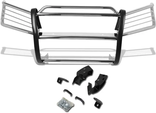 Vista 11 de DNA MOTORING GRILL-G-059-BK - Protector de rejilla para parachoques delantero, color negro, compatible con Sequoia 01-07