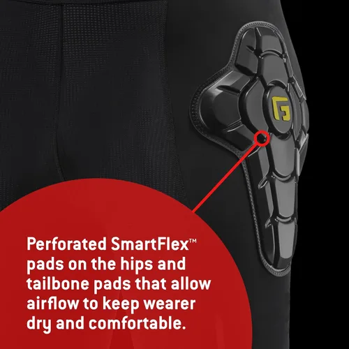 Vista 6 de G-Form EX-1 Bike Short Liner - Padded Compression Shorts for Men - Protective Bike Shorts for BMX and Snowboarding