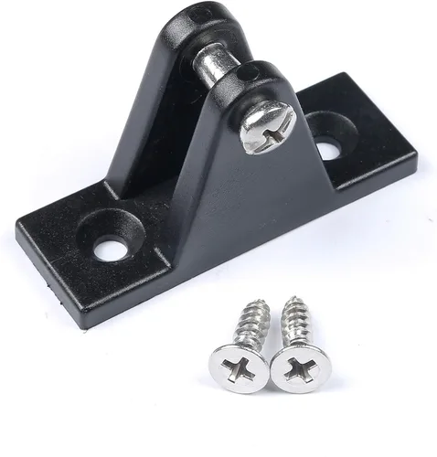 Vista 6 de Thorn Bisagra de cubierta superior para barco Bimini, accesorios de nailon de montaje plano, accesorios de montaje con diapositiva de mandíbula