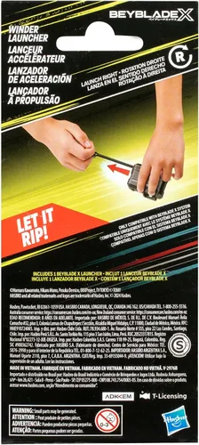 Vista 4 de Beyblade X - Lanzador oficial para usar con Beylade X Spinning Top Toys y Beystadium; gran regalo para niños y niñas de 8 años