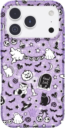 Vista 1404 de VELVET CAVIAR Funda para iPhone 15, compatible con MagSafe, probada contra caídas de 10 pies, fundas protectoras de diseño, leopardo color rosa