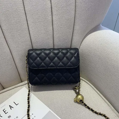 Vista 9 de Riñonera para mujer, mini bolsa cruzada Y2K, accesorios para cinturón para mujer, a la moda, Negro