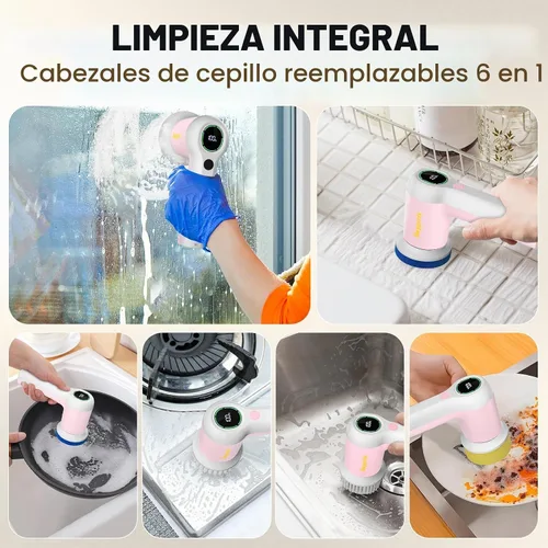 Vista 3 de Electric Spin Scrubber for Bathroom and Shower Cleaning SD-CTB02