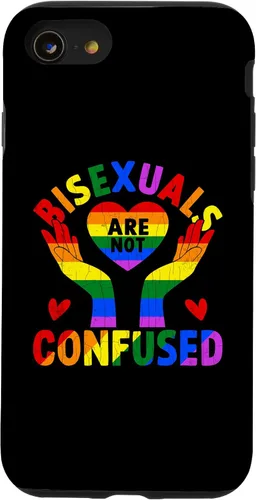 Vista 18 de iPhone 16 LGBTQ Gay Lesbian Funny Bisexuals Not Confused Pride Graphic Case