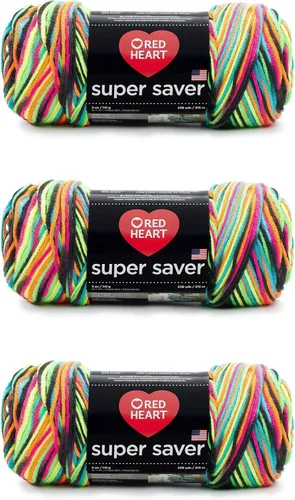 Vista 53 de Red Heart Hilo Super Saver, paquete de 3, camuflaje, 3
