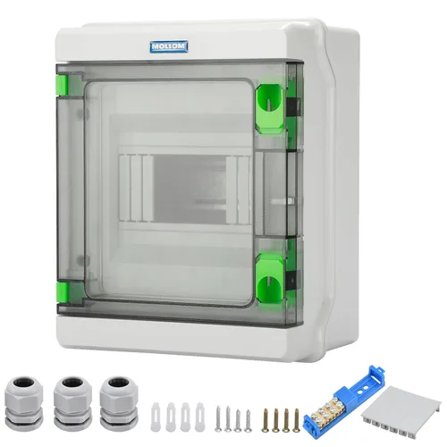 Vista 11 de MOLLOM Caja de protección de distribución MCB del disyuntor de 2 vías Ht
