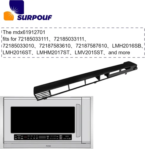 Vista 3 de Rejilla de ventilación de microondas MDX61912701 Compatible con LG Reemplazo 2119394,AP5202555,EAP3535252,PS3535252 Accesorio de ventilación