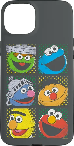 Vista 9 de Funda para iPhone 16 Sesame Street Group Squares