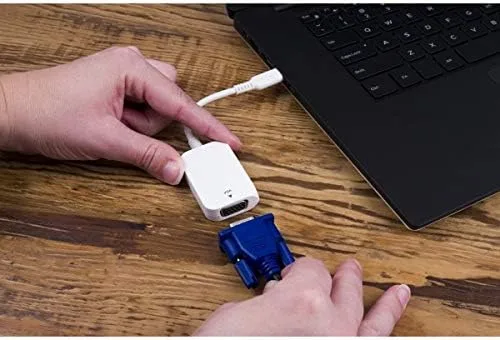 Vista 4 de ATIVA Adaptador USB-C a VGA, blanco, 41509