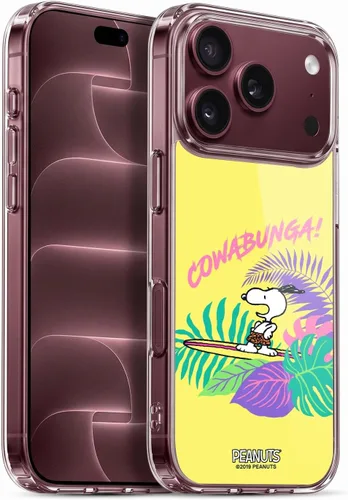 Vista 196 de Head Case Designs Snoopy Aloha Disco - Funda de gel con licencia oficial de Peanuts Surf [protección de grado militar] compatible con Apple iPhone