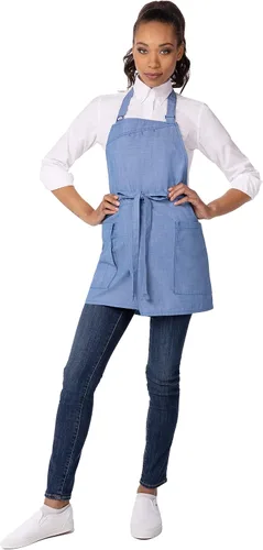 Vista 2 de Chef Works Unisex Medford Short Bib Apron