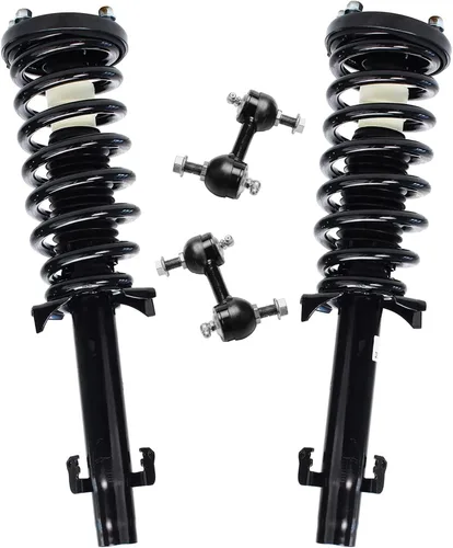 Vista 27 de Detroit Axle - Kit de 4 piezas de puntales delanteros para Toyota Highlander 2001 2002 2003, enlaces de barra antivuelco estabilizadores y puntales