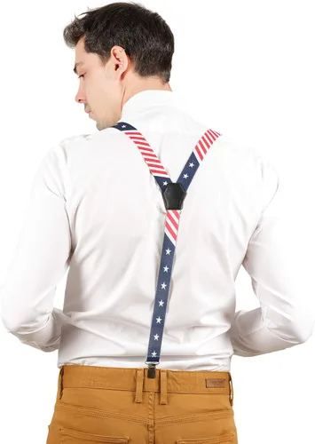 Vista 87 de Tirantes para hombre Tirantes elásticos con espalda en Y