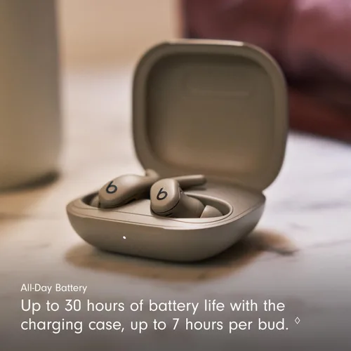 Vista 6 de Beats - Powerbeats Fit - Auriculares inalámbricos con cancelación de ruido para entrenamiento con ajuste Ultimate Secure con cable de carga USB-C