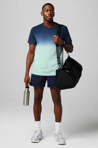 Vista 89 de Fabletics The One - Pantalón corto para hombre (forro), entrenamiento, natación, ligero, de secado rápido, bolsillo con cremallera, tejido elástico