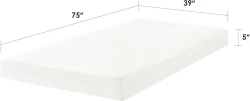 Vista 2 de Best Price Mattress Colchón de espuma viscoelástica de 5 pulgadas, firmeza media, infusión de gel refrescante, espumas y tela seguras certificadas
