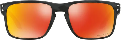 Vista 2 de Oakley Holbrook Gafas de sol de camuflaje negro con lente de rubí Prizm pegatina