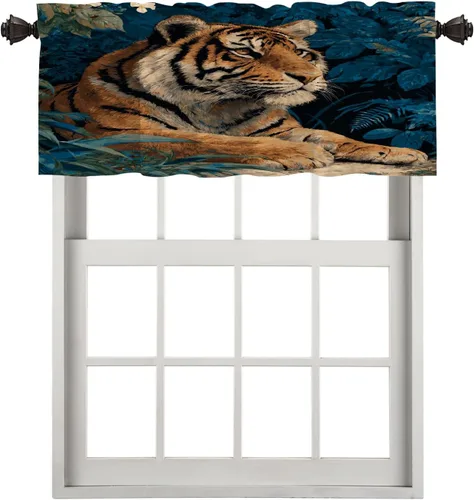 Vista 37 de Cortinas opacas de poliéster multicapa para ventanas de padre e hijo, 2 unidades, 26 x 24 pulgadas