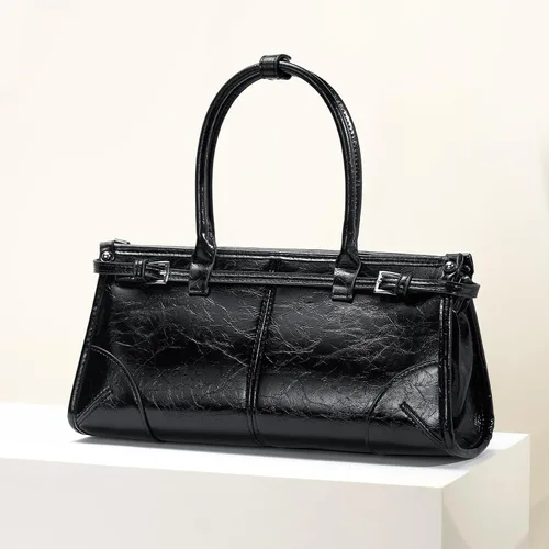 Vista 3 de CHUNLI Bolsos de mano para mujer, bolso de mano de piel sintética suave, bolso de mano con asa superior y bolsas de hombro para el trabajo