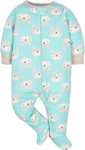 Vista 4 de Gerber baby-boys 4 Pack Sleep 'N Play Footie
