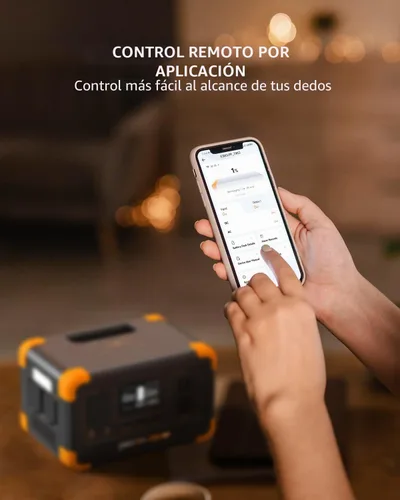 Vista 7 de Estación de energía portátil PECRON E300LFP, 288Wh/600W generador solar