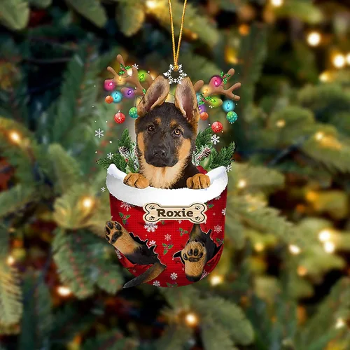 Vista 45 de LOVELYPOD Adorno Personalizado de Perro Affenpinscher, Adornos de Navidad Affenpinscher Regalo para Amante de Perros, Adorno de Navidad Colgante
