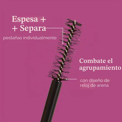 Vista 5 de Grande Cosmetics GrandeDRAMA - Máscara de engrosamiento intenso con aceite de ricino, voluminizante, acondicionado, fórmula construible