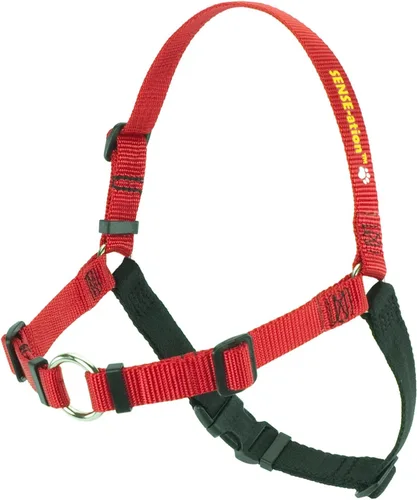 Vista 9 de Soft Touch Concept - Anillo de cuerpo disuasorio para tirar, L, rojo [arnés para perro]