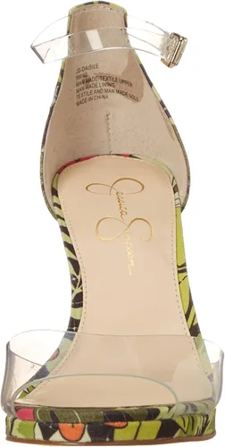 Vista 2 de Jessica Simpson Daisile - Sandalias de tacón de aguja de piel sintética con correa al tobillo para mujer