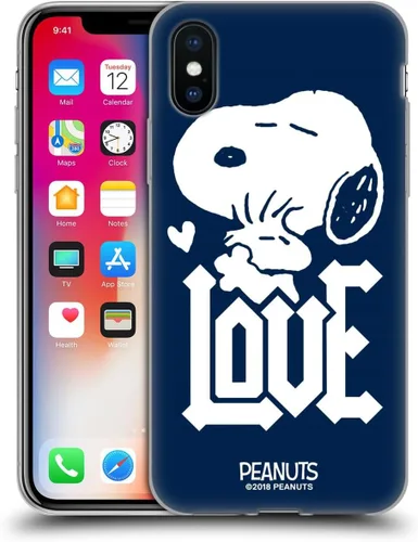 Vista 65 de Head Case Designs Funda de gel con licencia oficial de Peanuts Charlie Brown Good Grief Rock Tees [protección de grado militar] compatible con Apple