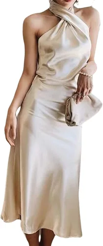 Vista 2 de Vestido largo sexy para mujer