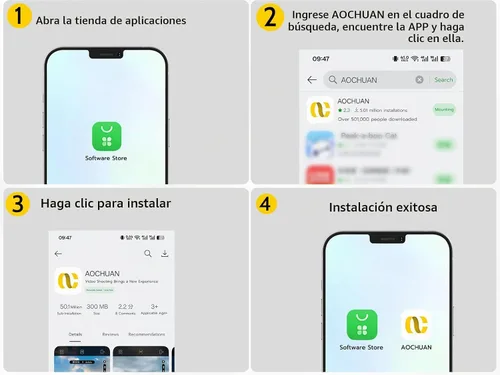 Vista 8 de AOCHUAN - Estabilizador de cardán para iPhone, smartphone con rueda de enfoque, seguimiento de cara/objeto para iPhone 16 15 Pro Max/Android