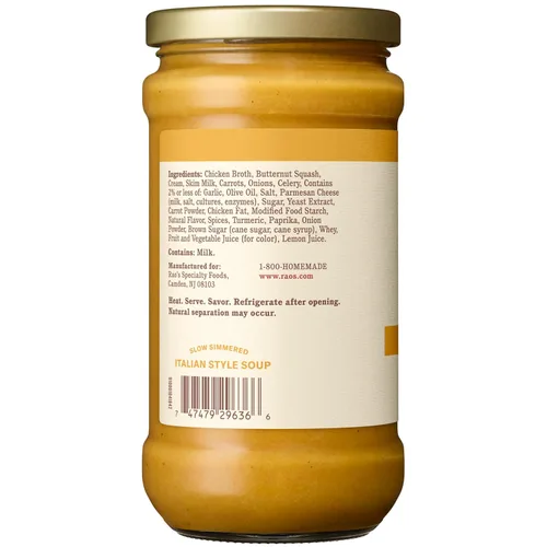 Vista 5 de Sopa de calabaza Rao's Made For Home, 15.1 onzas