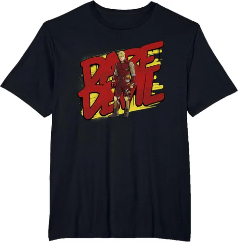 Vista 27 de Marvel Daredevil - Traje amarillo y rojo She-Hulk Disney+ camiseta, Negro