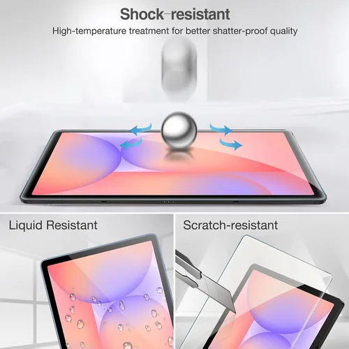 Vista 6 de ProCase 1 protector de pantalla para tablet Galaxy Tab S11 / S10 Lite/S10 FE / S9 FE / S9 / S8 / S7 (11 y 10.9 pulgadas), protector de película