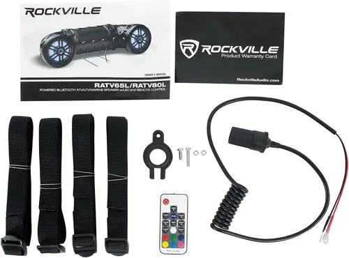 Vista 8 de Rockville RATV65L Bluetooth Dual 6.5" alimentado ATV/UTV/Altavoz marino
