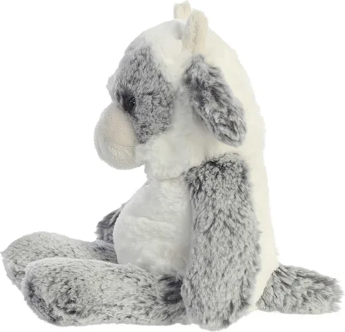 Vista 6 de Aurora® Snuggly Sweet & Softer™ - Animal de peluche de vaca - Compañero reconfortante - Juego imaginativo - Blanco 6.5 pulgadas