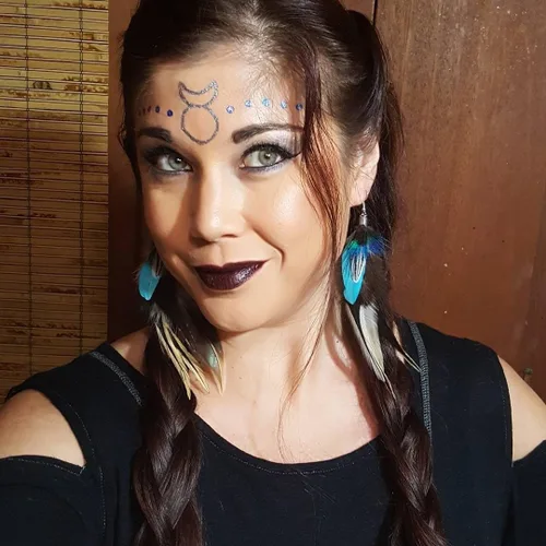 Vista 2 de Native Feather - Aretes colgantes para mujer, diseño bohemio de pavo real largo