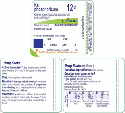 Vista 9 de Boiron Kali Phosphoricum 12C Medicina homeopática para dolores de cabeza - 80 pellets
