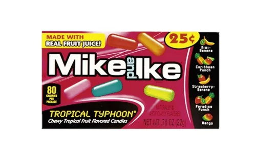 Vista 5 de Mike & Ike - Paquete variado de dulces masticables Berry Blast, Tropical, Sandía, Cereza, 0.78 onzas (paquete de 24)