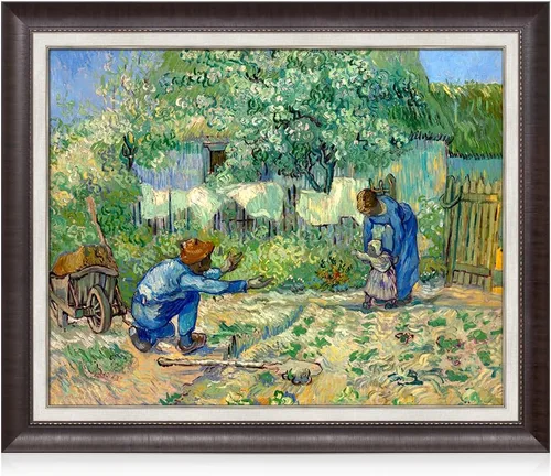 Vista 48 de Serie de pinturas de Vincent Van Gogh (favoritos). Reproducción de arte clásico de Van Gogh, impreso en lienzo, Algodón, Almond Blossom, 16x20