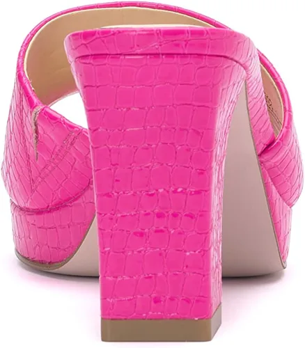 Vista 3 de Jessica Simpson Women's Elyzza Slip on Platform Sandal Heeled