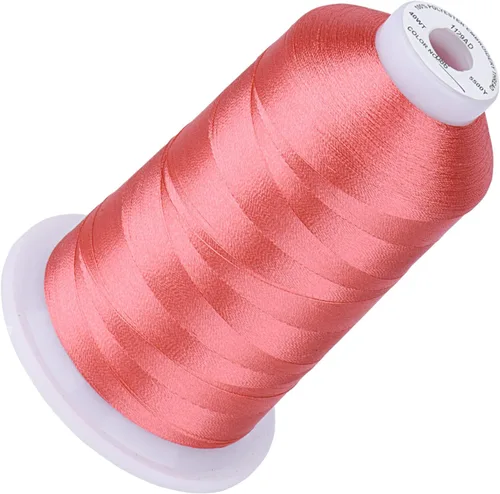 Vista 34 de Simthread 5500 yardas de hilo de bordar, 5000M de alto rendimiento 40WT 100% hilo de poliéster – 170+ colores vívidos, clasificado de alta velocidad