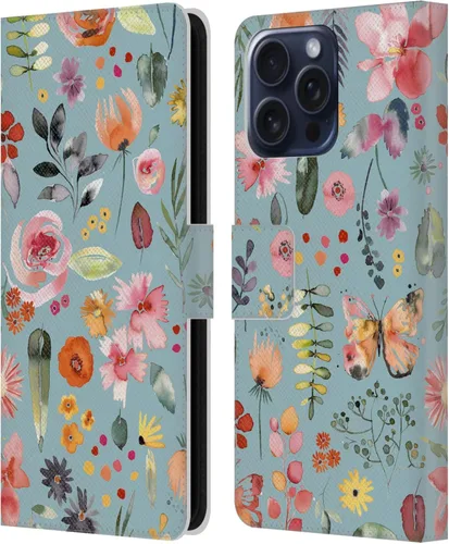 Vista 142 de Head Case Designs Officially Licensed Ninola Butterfly Nature Spring Floral Leather Wallet Case Compatible with Samsung Galaxy A07 4G