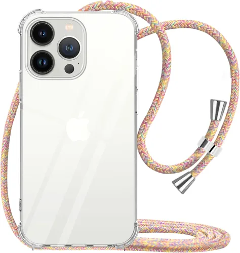Vista 13 de Funda para teléfono Google Pixel 7 Pro, transparente, ajustable, con cordón para el cuello, para mujeres, niñas, TPU suave, delgada, a prueba