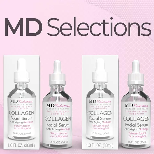 Vista 7 de Suero facial de colágeno apretado, firme y suave con péptido de colágeno y té verde, fórmula facial avanzada de reparación de colágeno
