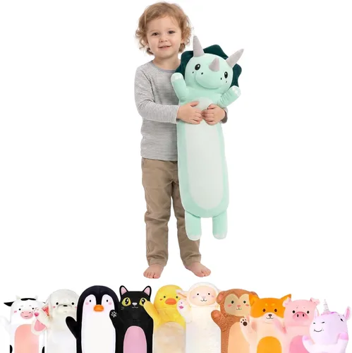 Vista 28 de Cuddle Paws Almohada corporal de felpa de oso para niños, juguete