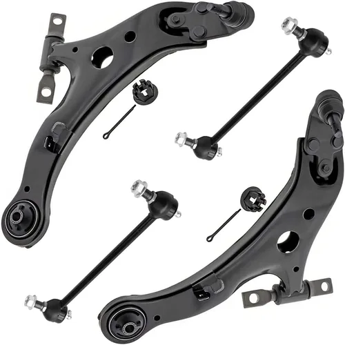 Vista 92 de Detroit Axle - 4 piezas de brazos de control traseros para Ford C-Max, Focus, Mazda 3 5, Volvo C30, C70, S40, V50, 4 brazos de control superiores e