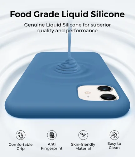 Vista 5 de AOTESIER Compatible con Funda iPhone 11, [Silicona de Grado Alimenticio] Protección Completa de Cuerpo Completo contra Caídas a Prueba de Golpes